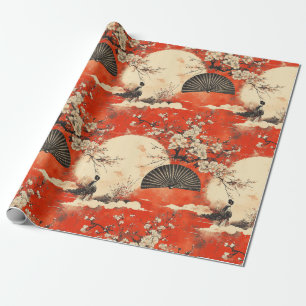 Romantisch Sakura Kimono Koppelpatroon (1) Cadeaupapier