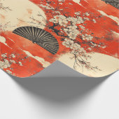 Romantisch Sakura Kimono Koppelpatroon (1) Cadeaupapier (Hoek)