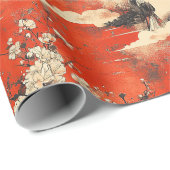Romantisch Sakura Kimono Koppelpatroon (1) Cadeaupapier (Rol Hoek)