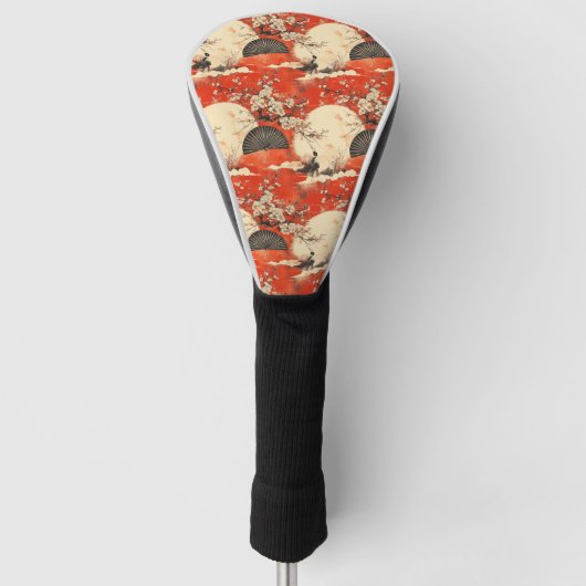 Romantisch Sakura Kimono Koppelpatroon (1) Golfheadcover (Voorkant)