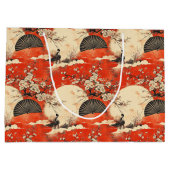 Romantisch Sakura Kimono Koppelpatroon (1) Groot Cadeauzakje (Achterkant)