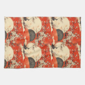 Romantisch Sakura Kimono Koppelpatroon (1) Theedoek (Horizontaal)