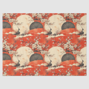 Romantisch Sakura Kimono Koppelpatroon (1) Tissuepapier
