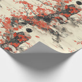 Romantisch Sakura Kimono Koppelpatroon (2) Cadeaupapier (Hoek)