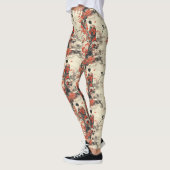 Romantisch Sakura Kimono Koppelpatroon (2) Leggings (Links)