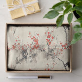 Romantisch Sakura Kimono Koppelpatroon (2) Tissuepapier (Geschenk)