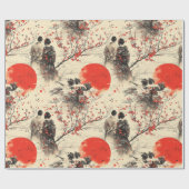 Romantisch Sakura Kimono Koppelpatroon (3) Cadeaupapier (Vlak)