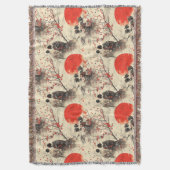 Romantisch Sakura Kimono Koppelpatroon (3) Deken (Voorkant Verticaal)
