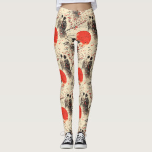 Romantisch Sakura Kimono Koppelpatroon (3) Leggings