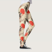 Romantisch Sakura Kimono Koppelpatroon (3) Leggings (Rechts)