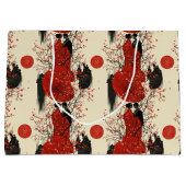 Romantisch Sakura Kimono Koppelpatroon (4) Groot Cadeauzakje (Voorkant)