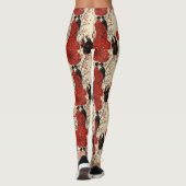 Romantisch Sakura Kimono Koppelpatroon (4) Leggings (Achterkant)