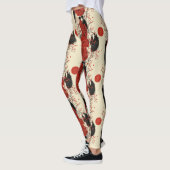 Romantisch Sakura Kimono Koppelpatroon (4) Leggings (Links)