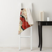 Romantisch Sakura Kimono Koppelpatroon (4) Sherpa Deken (In situ)