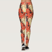 Romantisch Sakura Kimono Koppelpatroon (5) Leggings (Achterkant)