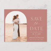 Romantisch Save the Date Announcement Briefkaart (Voorkant)