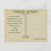 Romantisch Save the Date Briefkaarten (Achterkant)