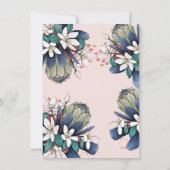 Romantisch Save the Date Uitnodiging (Achterkant)