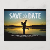 Romantisch Save the Date Wedding Briefkaart (Voorkant)