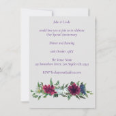 Romantisch schilderij 40e bruiloft Jubileum Kaart (Achterkant)