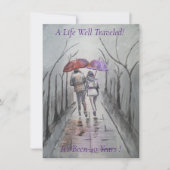 Romantisch schilderij 40e bruiloft Jubileum Kaart (Voorkant)