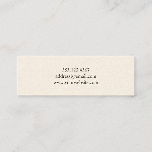 Romantisch Script Afstuderen Aankondiging Naam Kaa (Achterkant)