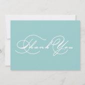 ROMANTISCH SCRIPT | BEDANKT DOOR JE FOTOKAART (Achterkant)