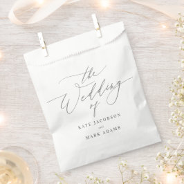 Romantisch Script Bewerkbare Kleur Trouwvoorkeur T Bedankzakje