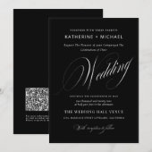 Romantisch Script Kalligrafie Eenvoudige & Chic br Kaart (Voorkant / Achterkant)