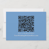 Romantisch Script Wedding Save the Date Kaart (Achterkant)