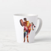 Romantisch silhouet liefde explosie Mok – Vibrant  (Rechterhoek)