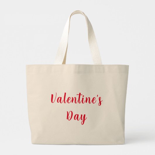 Romantisch silhouet liefhebbend koppel. Valentijns Grote Tote Bag (Achterkant)