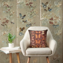 Romantisch Sinaasappel Vlinders en Gouden Handschr