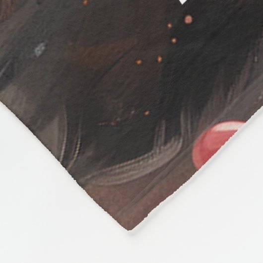 Romantisch Snuggling Kittens Rode Valentijn Harten Fleece Deken (Hoek)