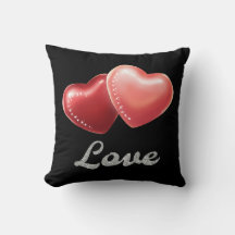 Romantisch sprankelend rood hart "Liefde" glinster