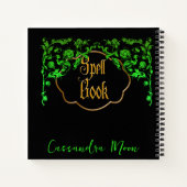 Romantisch Sprookje Natuur Magic Spell Book Notitieboek (Achterkant)