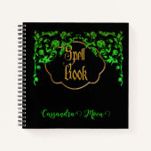 Romantisch Sprookje Natuur Magic Spell Book Notitieboek (Voorkant)