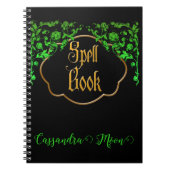 Romantisch Sprookje Natuur Magic Spell Book Notitieboek (Voorkant)