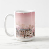 Romantisch stadsgezicht van Parijs Koffiemok (Links)