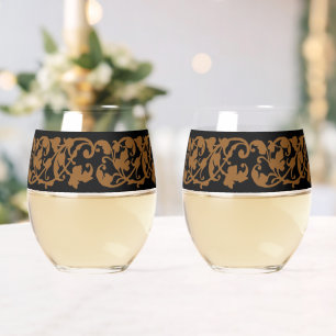 romantisch steampunk sprookje wijnglas zonder voet