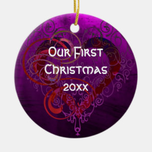 Romantisch Stel Aangepast Jaar Kerst Ornament