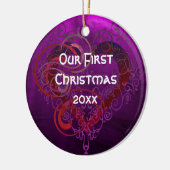 Romantisch Stel Aangepast Jaar Kerst Ornament (Links)