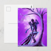 Romantisch stel danst de tango ansichtkaart briefkaart (Voorkant / Achterkant)