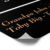 Romantisch stel- en filmontwerp voor de familie poster (Hoek)