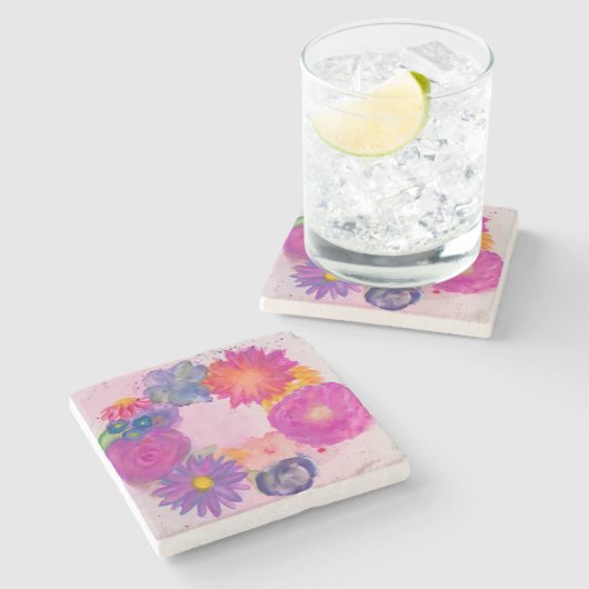 Romantisch Stenen Onderzetter (Zijkant)