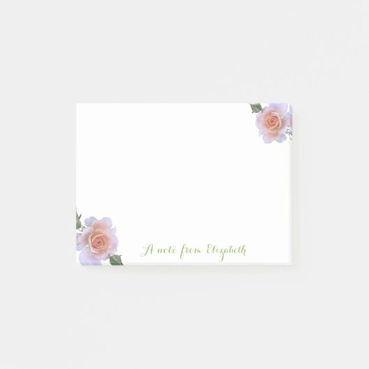 Romantisch, stijlvol, Rozen Post-it® Notes (Voorkant)