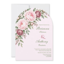 Romantisch Stof Roze Roze Pioen Botanische Trouw