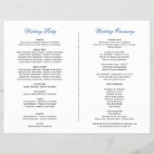 Romantisch stoffig blauwe roze bloemige gewei prog flyer (Achterkant)