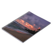 Romantisch strand bij schemering notitieboek (Linkerzijde)