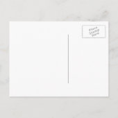Romantisch  strand Save the Date briefkaart (Achterkant)